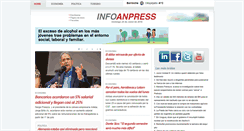 Desktop Screenshot of infoanpress.com